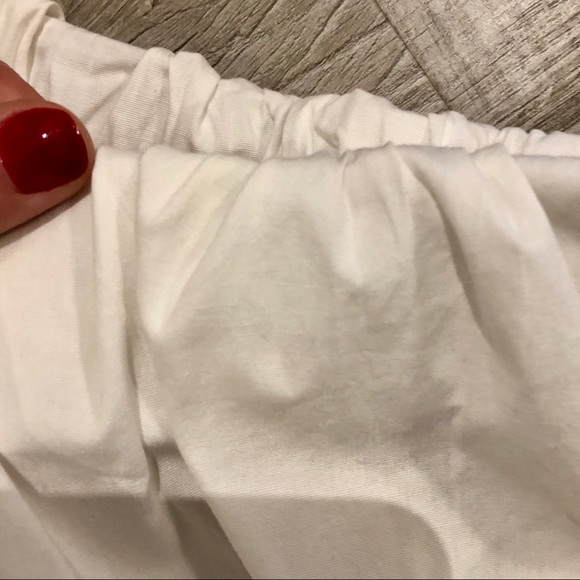 Off shoulder white flirty top - Picture 4 of 7